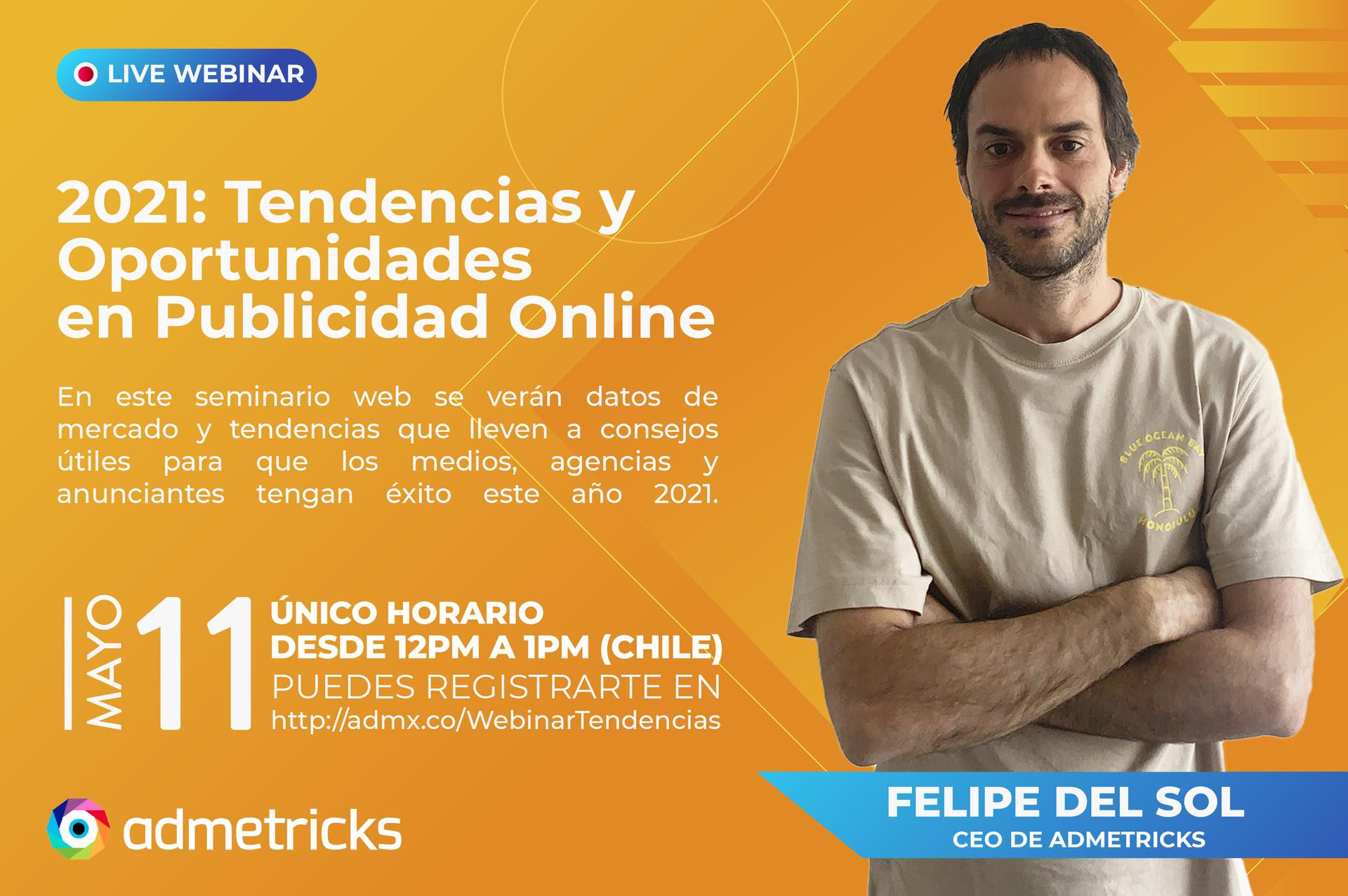 Admetricks invita a webinar sobre publicidad online