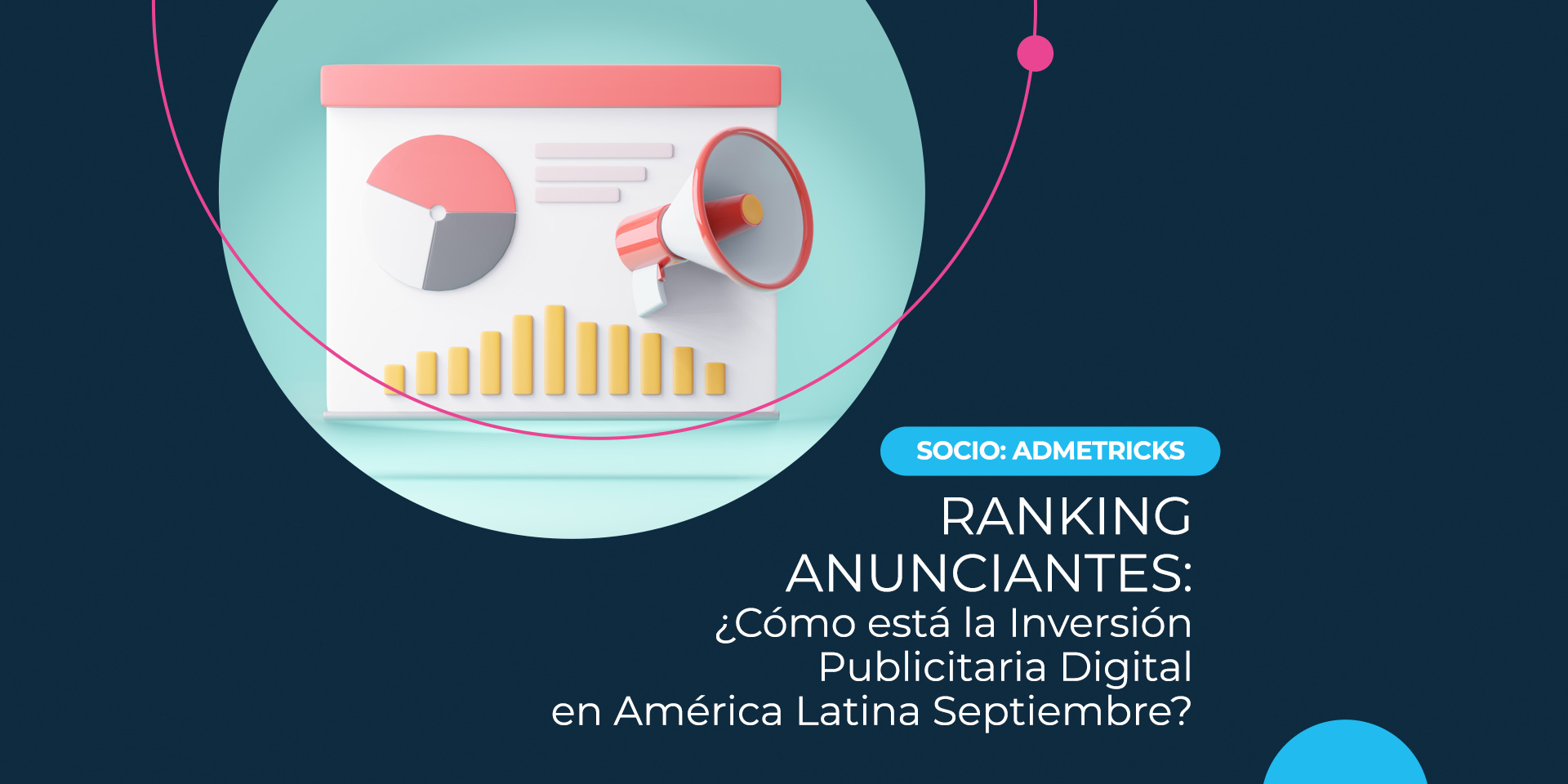 Ranking anunciantes Admetricks: ¿cómo fue la inversión publicitaria digital en América Latina durante septiembre?