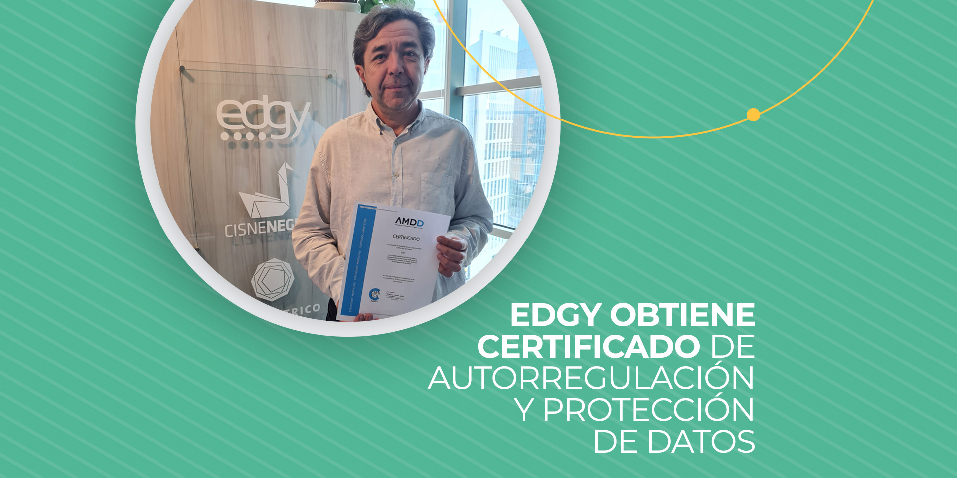Edgy obtiene certificado de autorregulación y protección de datos