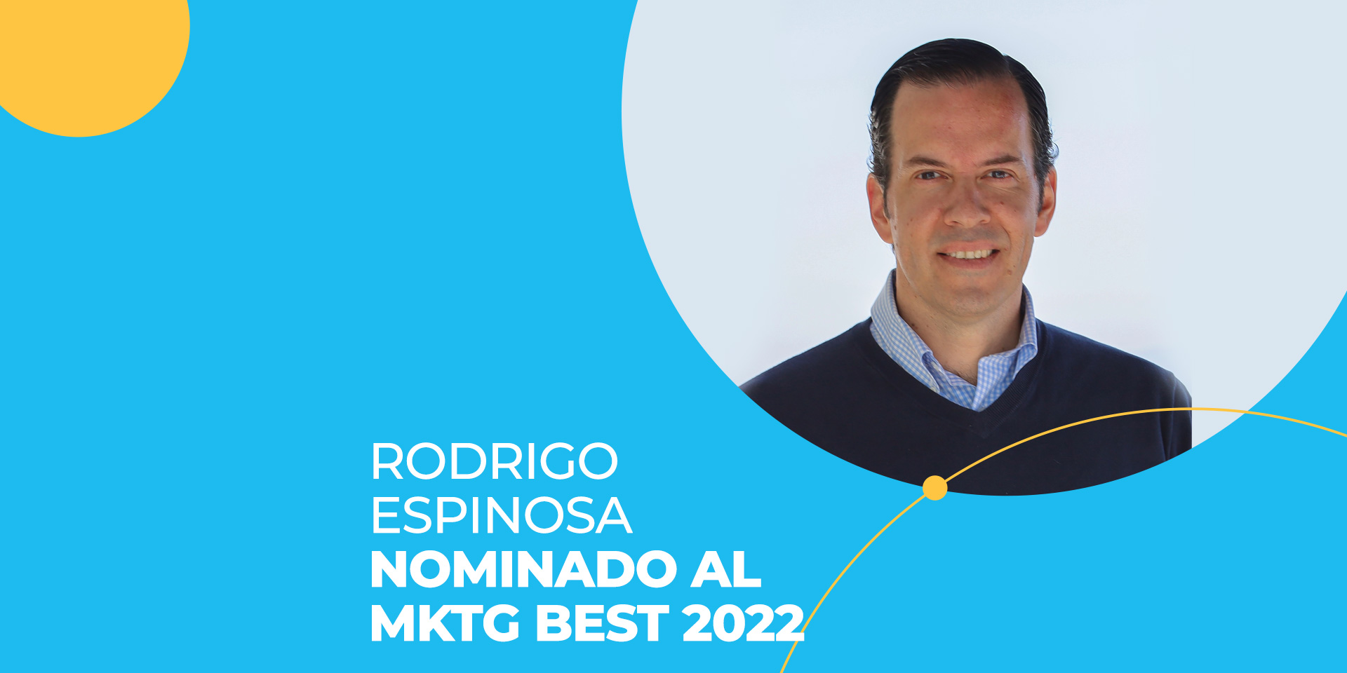 Rodrigo Espinosa nominado al MKTG Best 2022